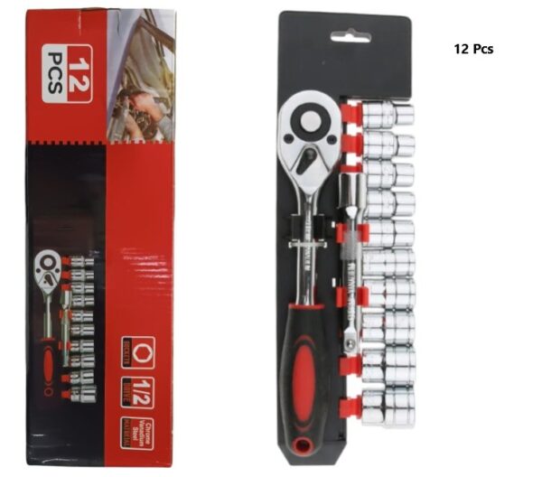 SET DE LLAVE TUBO 12PCS