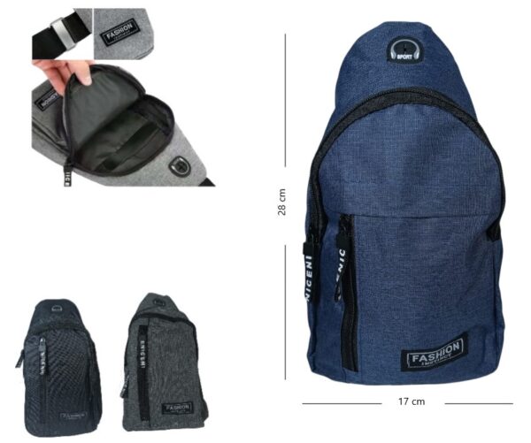 MOCHILA BANDOLERA UNISEX HENG AO