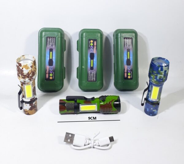 LINTERNA MINI CAMUFLADO RECARGABLE 512C 911MC