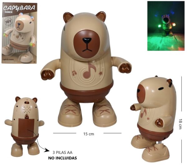 JUGUETE CAPYBARA BAILARIN/CANTA