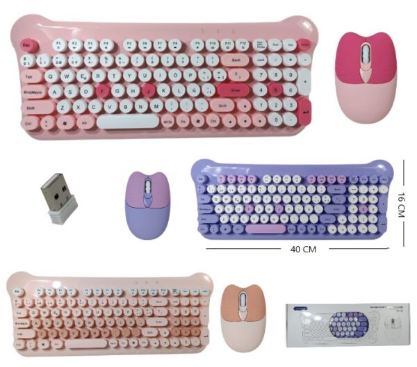 SET DE TECLADO Y MOUSE INALAMBRICO