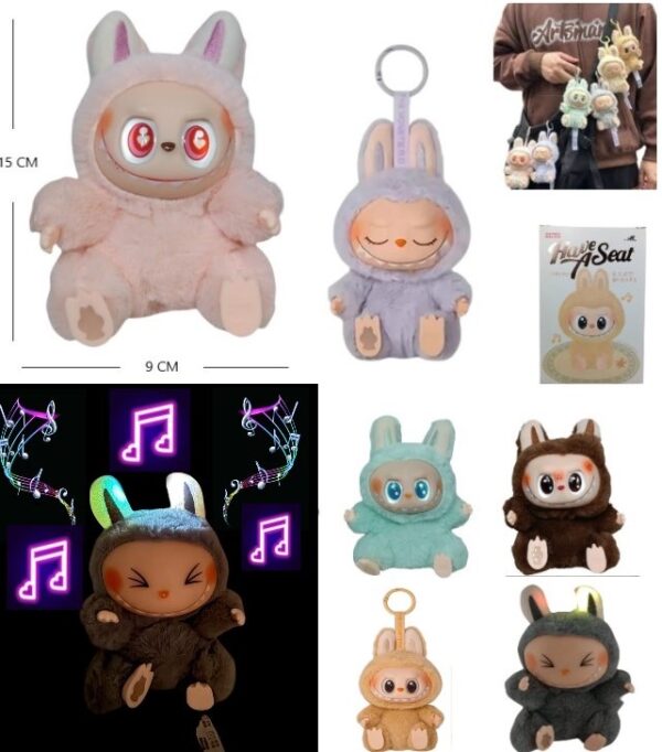 PELUCHE LABUBU SORPRESA LUZ/CANTA