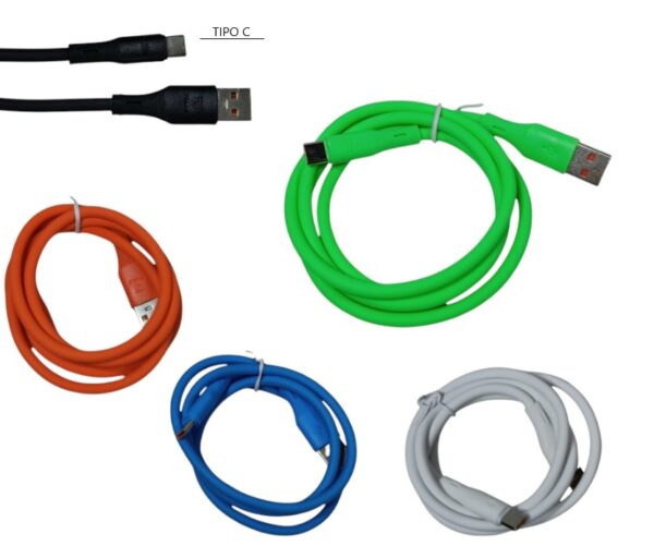 CABLE TIPO C COLORES 2A