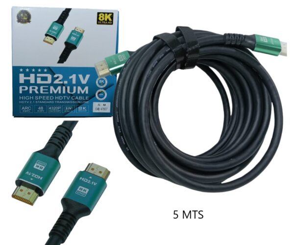 CABLE HDMI 8K 2.1V 5M