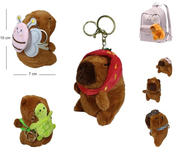 LLAVERO CAPYBARA KAWAII