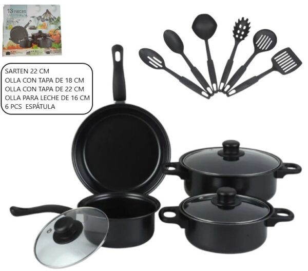 SET DE COCINA 13PCS
