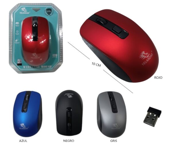 MOUSE INALAMBRICO YELANDAR