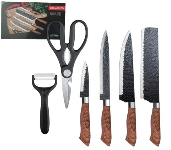 SET DE CUCHILLOS DE 6 PIEZAS