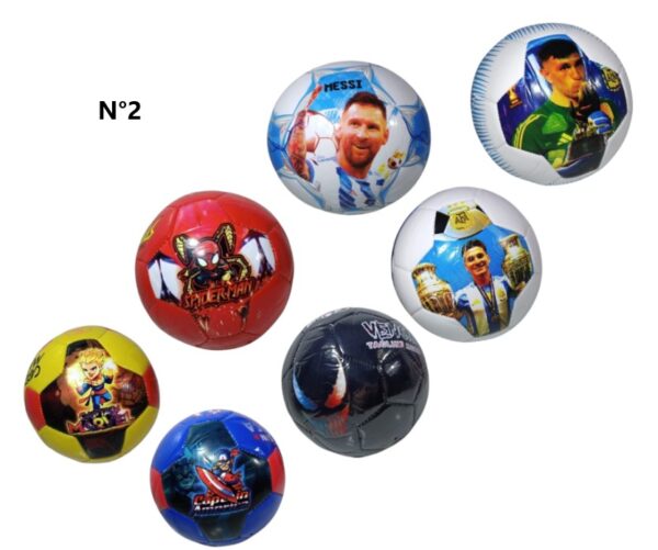 PELOTA N°2 PERSONAJES MARVEL