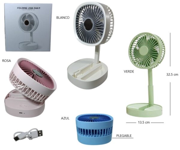 VENTILADOR XM66-42 PLEGABLE