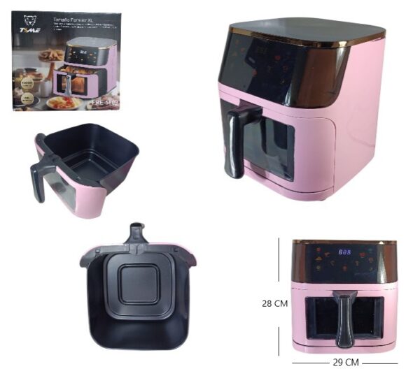 FREIDORA DE AIRE 10LTS 1400W ROSA