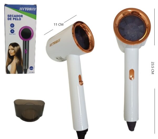 SECADOR DE PELO 1000W TECNLOGIA IONICA LUZ AZUL