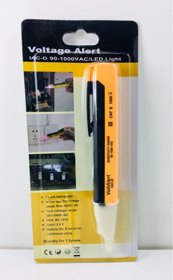 LAPIZ TESTER DE VOLTAJE CON LUZ 1000V