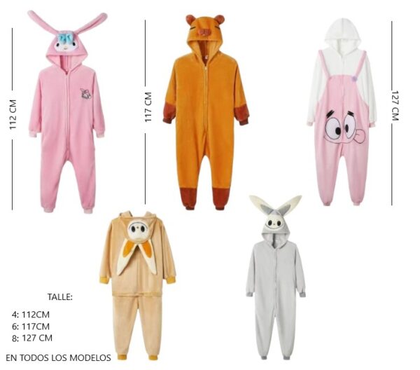 PIJAMAS VARIOS MODELOS ND120 ND130