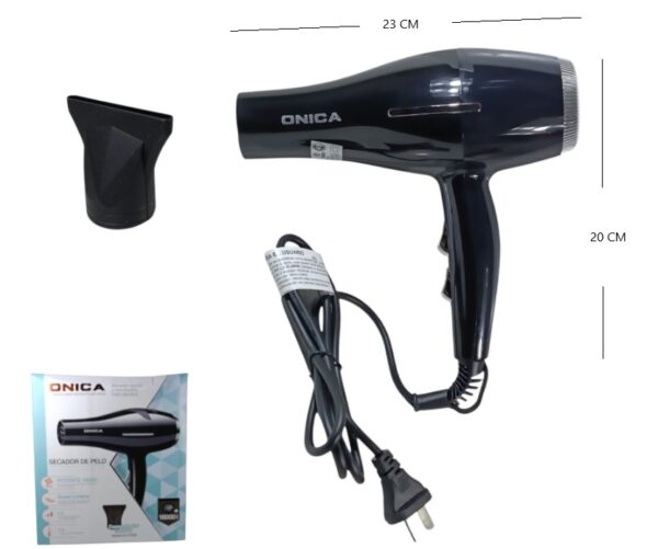 SECADOR DE PELO 2000W 16000 RPM ONICA