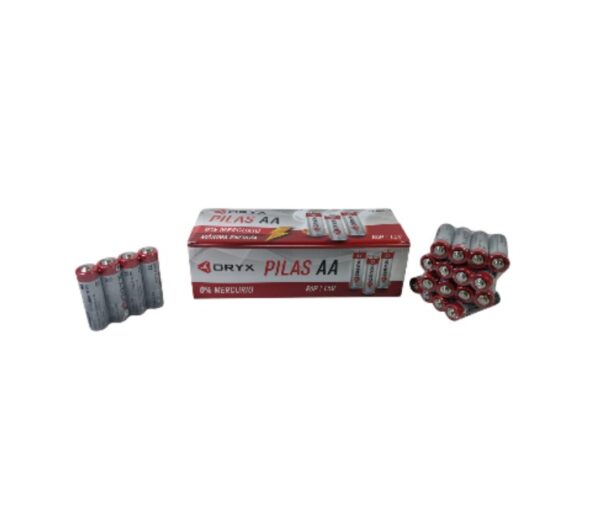 PILAS DOBLE AA 1.5V PACK X 60UNDS ORYX