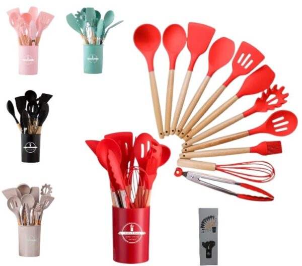 SET DE UTENSILIOS DE COCINA DE SILICON