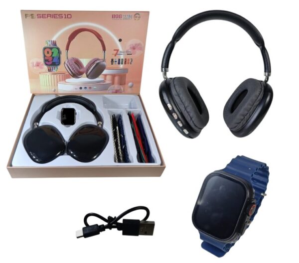 SET DE AURICULAR BT P9 SERIE 10 C/RELOJ SMART