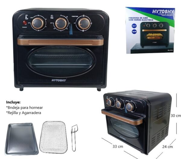 FREIDORA DE AIRE CON HORNO ELECTRICO