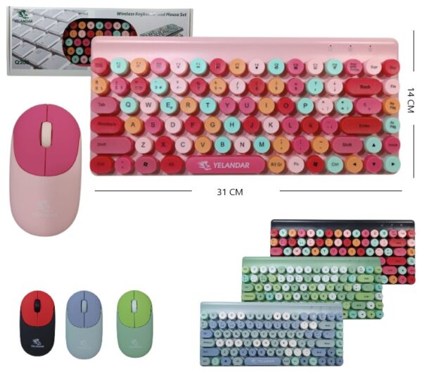 SET DE TECLADO Y MOUSE INALAMBRICO
