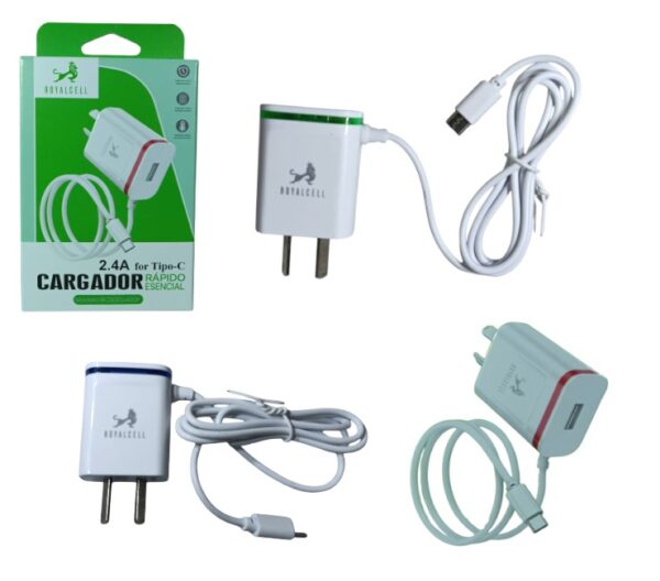 CARGADOR TIPO C 2.4A ROYALCELL