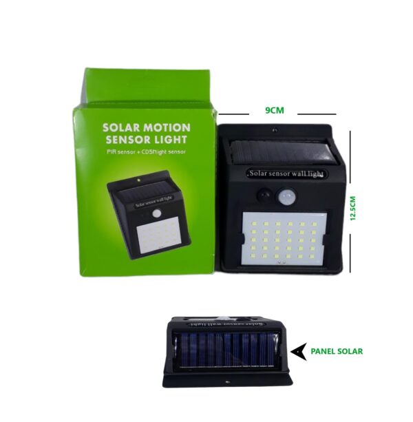 REFLECTOR SOLAR CON SENSOR 30 LED
