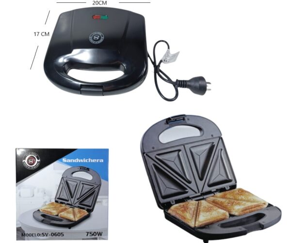 SANDWICHERA ANTIADHERENTE 750W STAR VISION