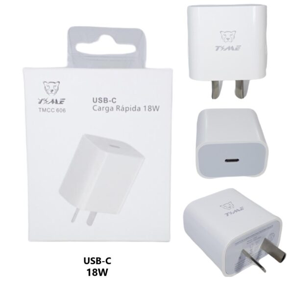 TMCC607 CABEZAL TIME USB TIPO C 18W