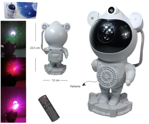 PROYECTOR ASTRONAUTA CON PARLANTE